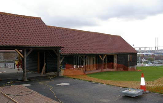 High House Purfleet Thurrock Essex Royal Opera House Production Park National Skills Academy heritage farmstead restoration cart sheds agricultural